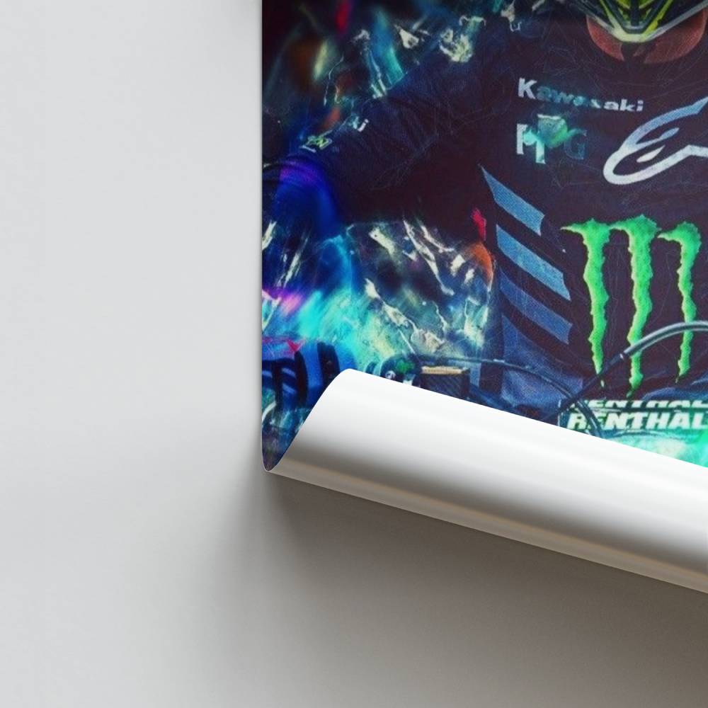 Energía de motocross Póster