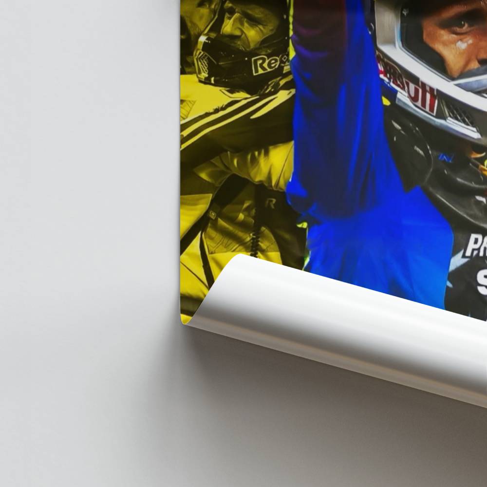 Campeón de motocross Póster