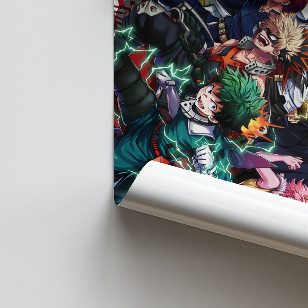 Póster My Hero Academia Segundo A