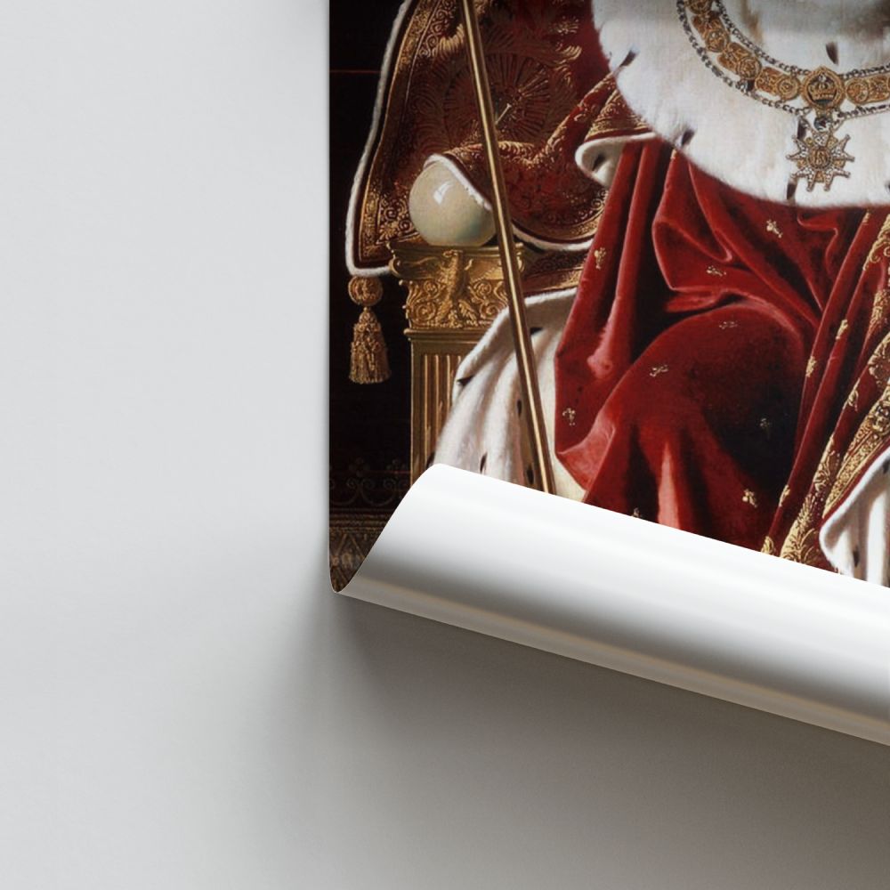 Poster Napoléon Trone Impérial