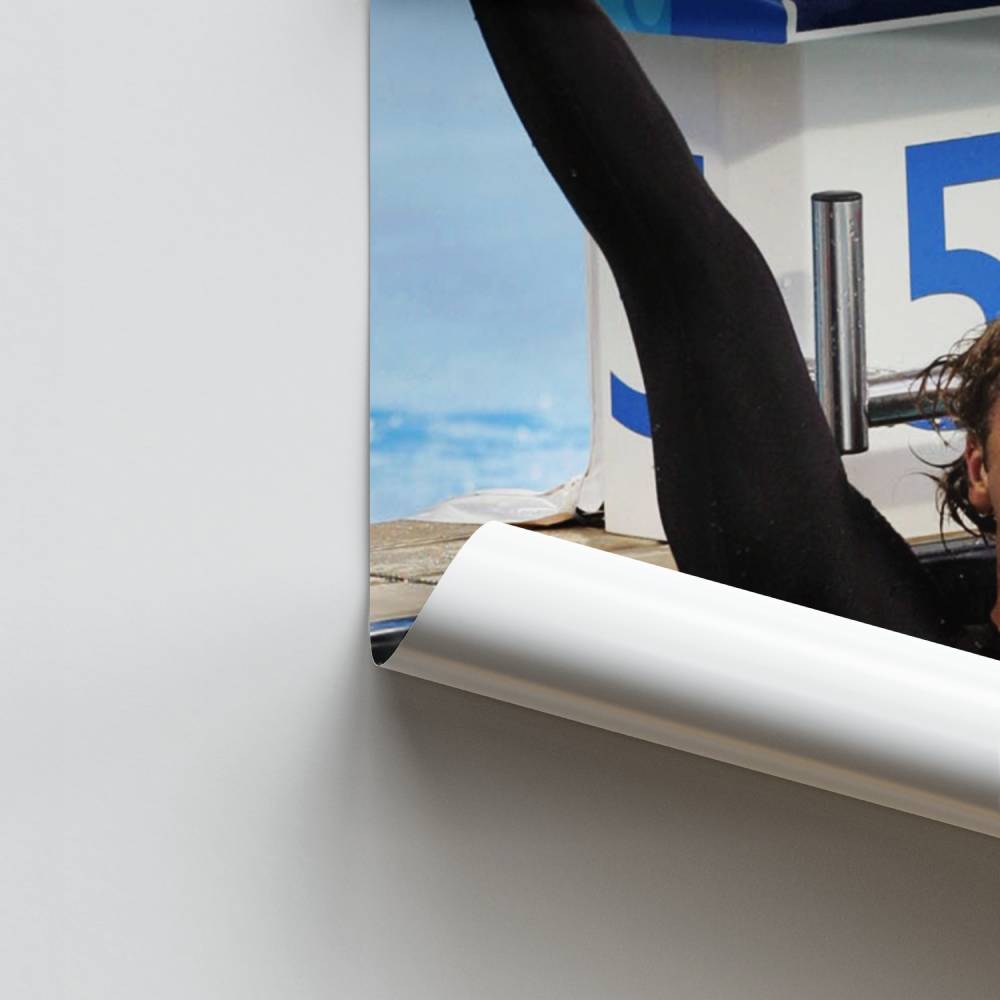 Póster Triunfo en la Natación