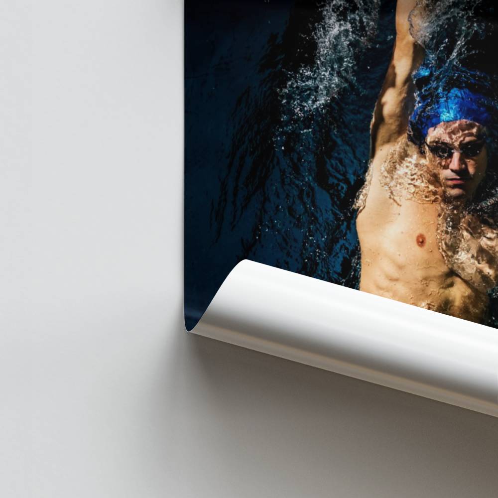 Poster Plongeon Lumineux