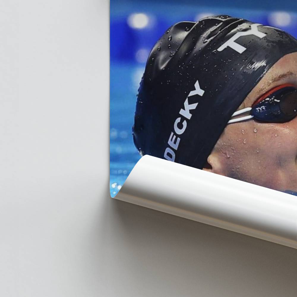 Explosión de natación Póster