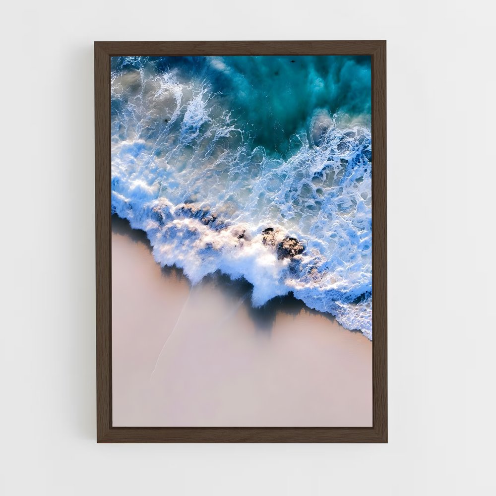 ocean-4 cadre Bois foncé