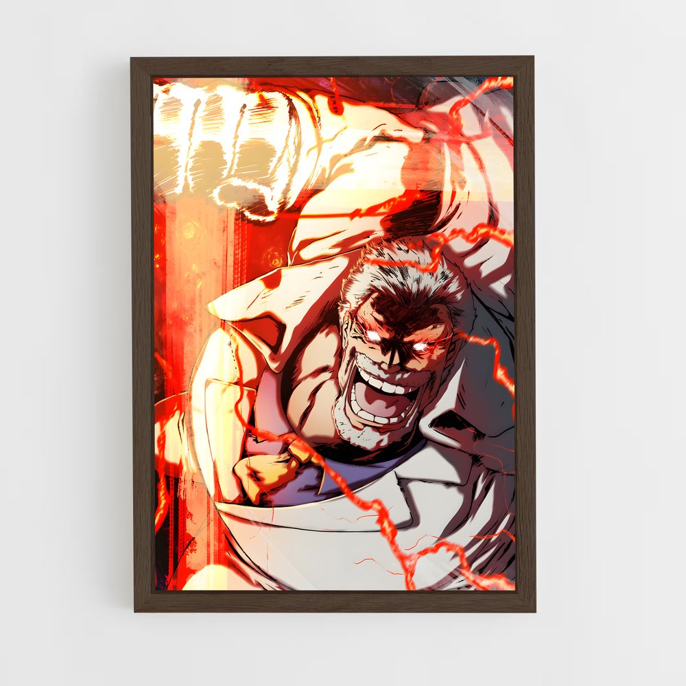 one-piece-23 cadre Bois foncé