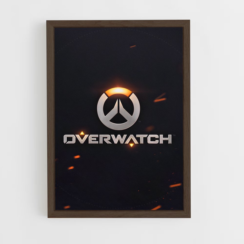 overwatch-10 cadre Bois foncé