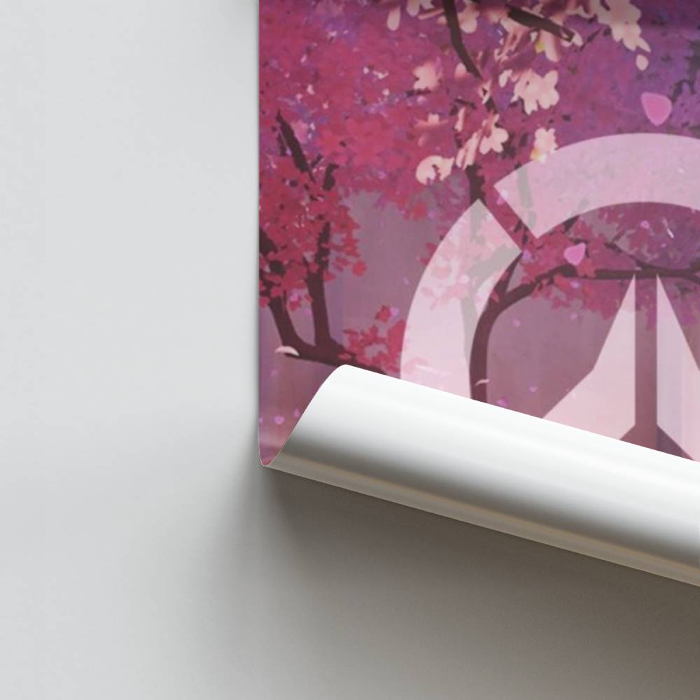 Póster Santuario de Sakura