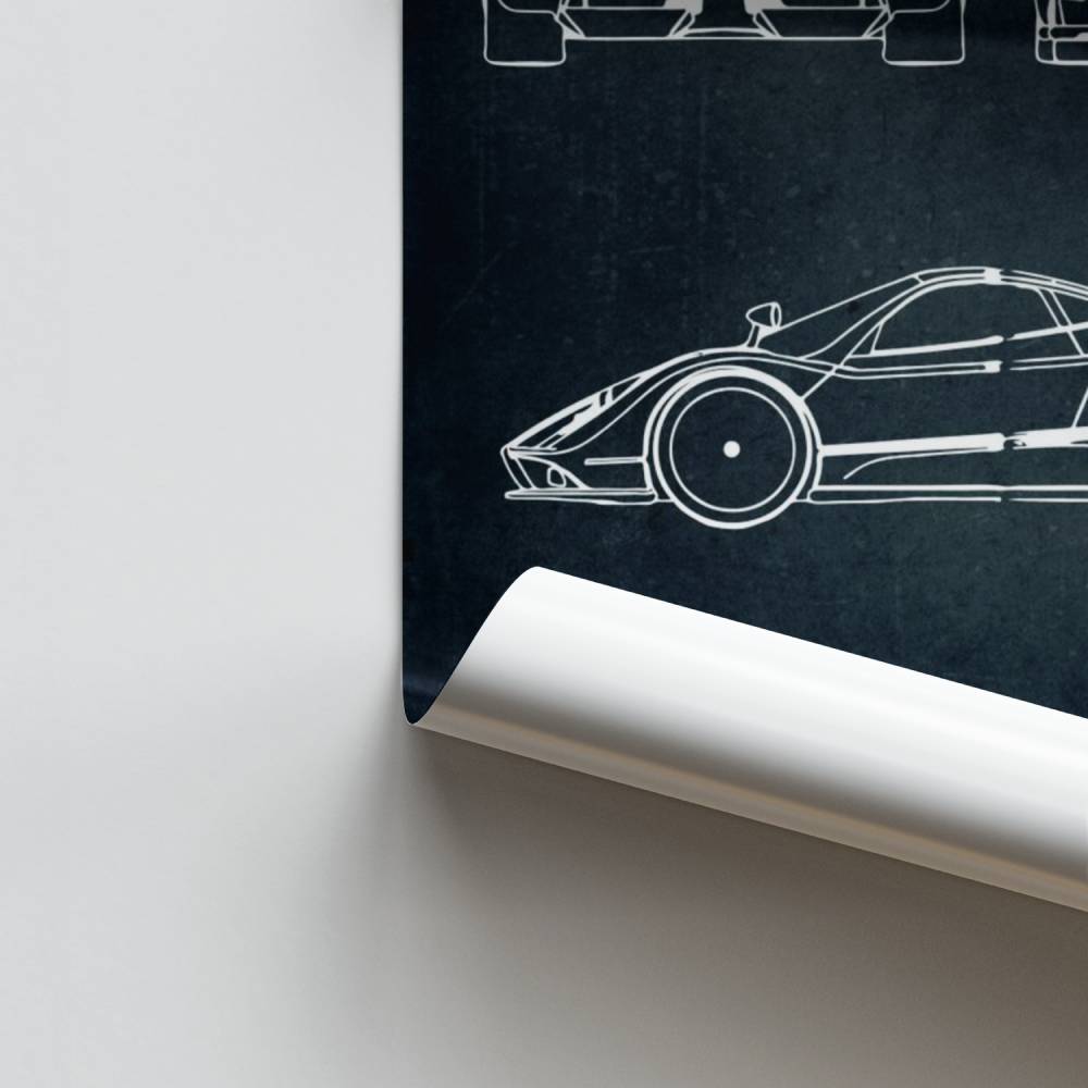 Plano de Zonda Póster