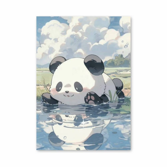 Poster Panda Serenité