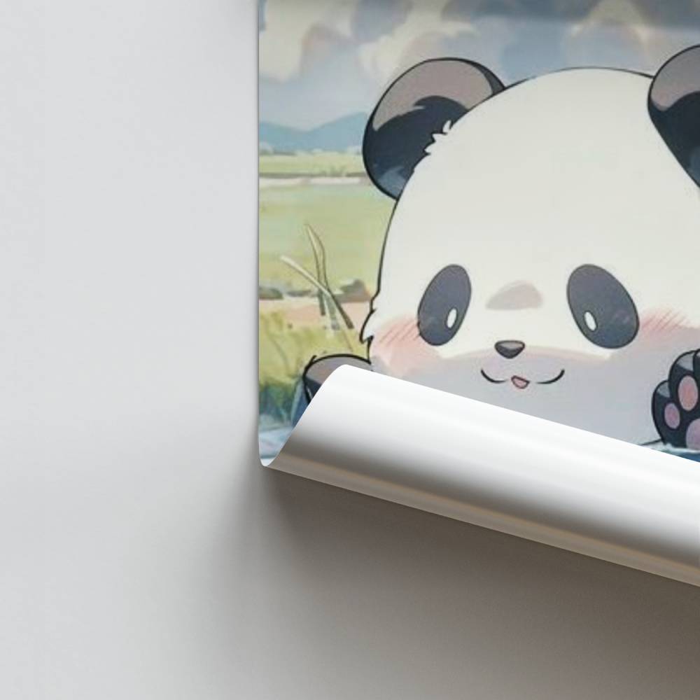 Póster Panda Serenidad