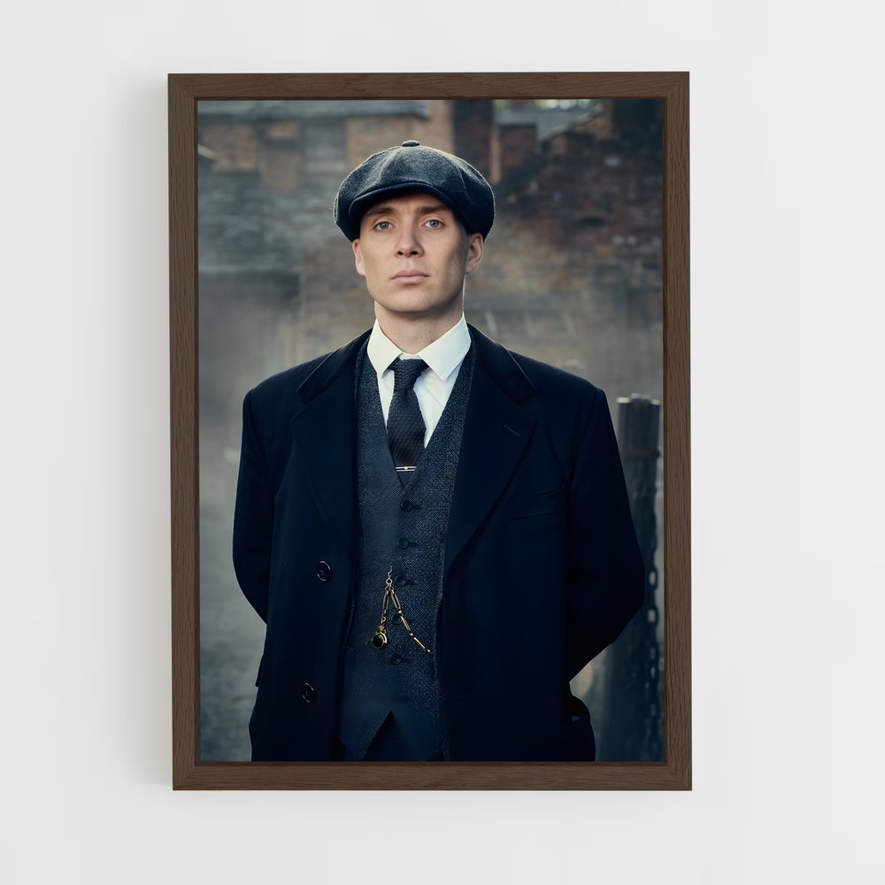peaky-blinders-4 cadre Bois foncé
