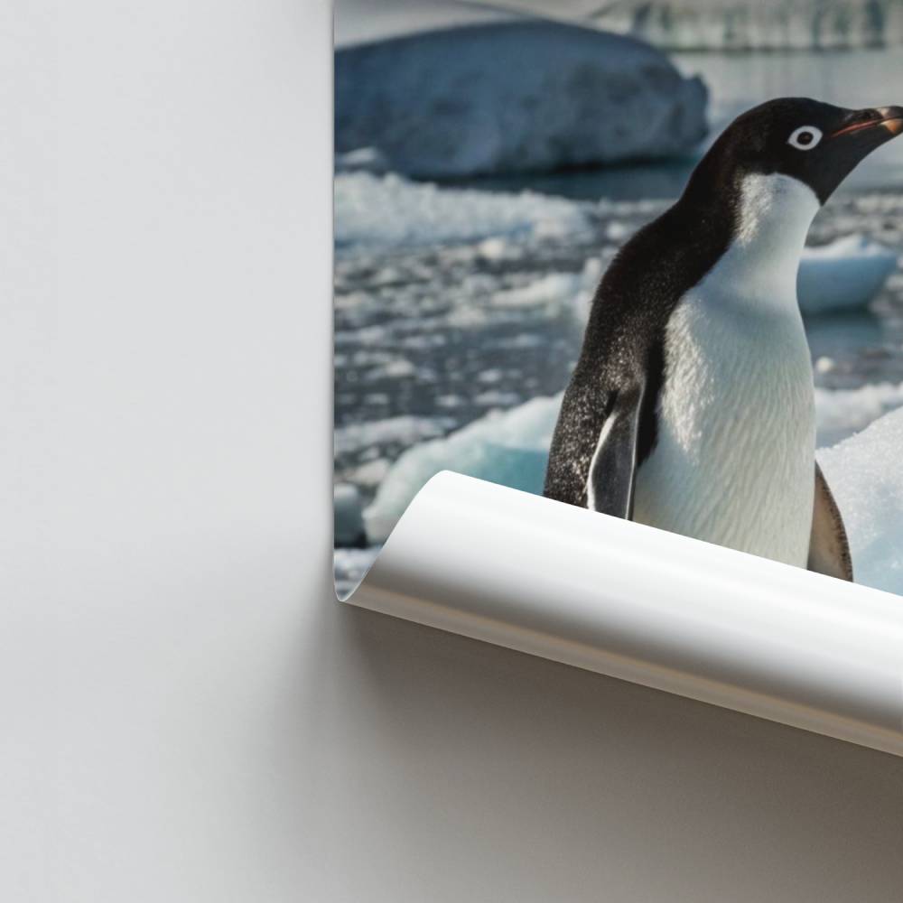 Silueta ártica Póster