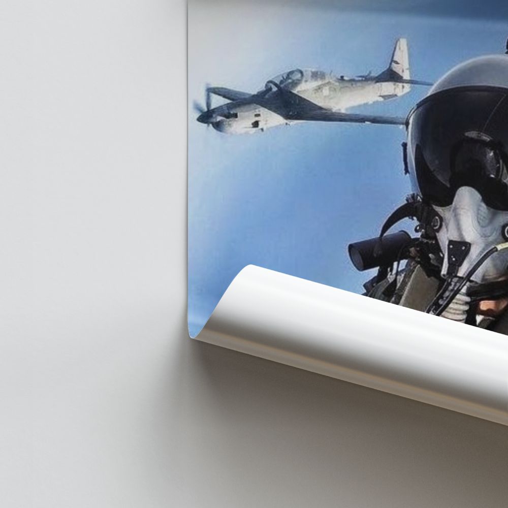 Avión de combate Póster