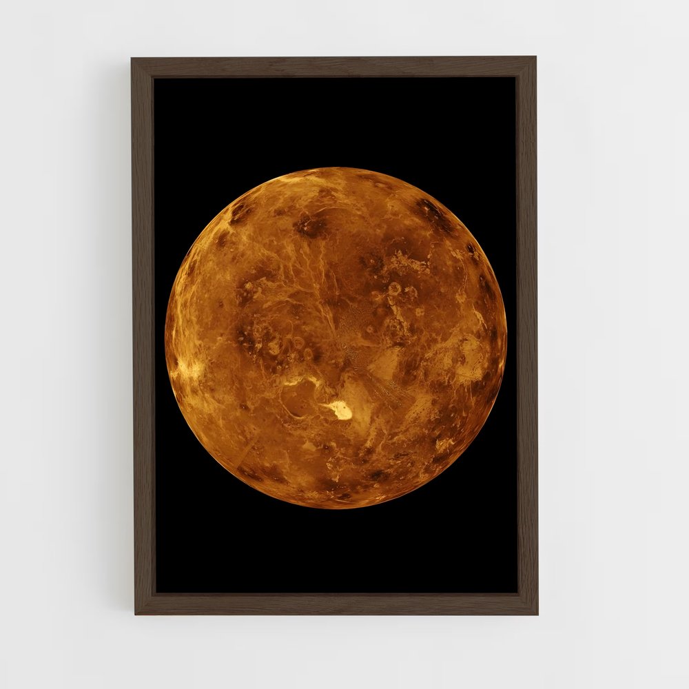 planet-6 cadre Bois foncé