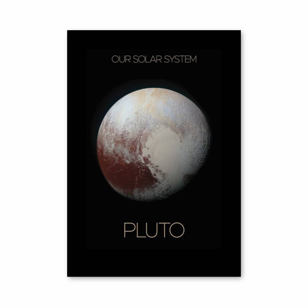 Poster Système Solaire Pluton