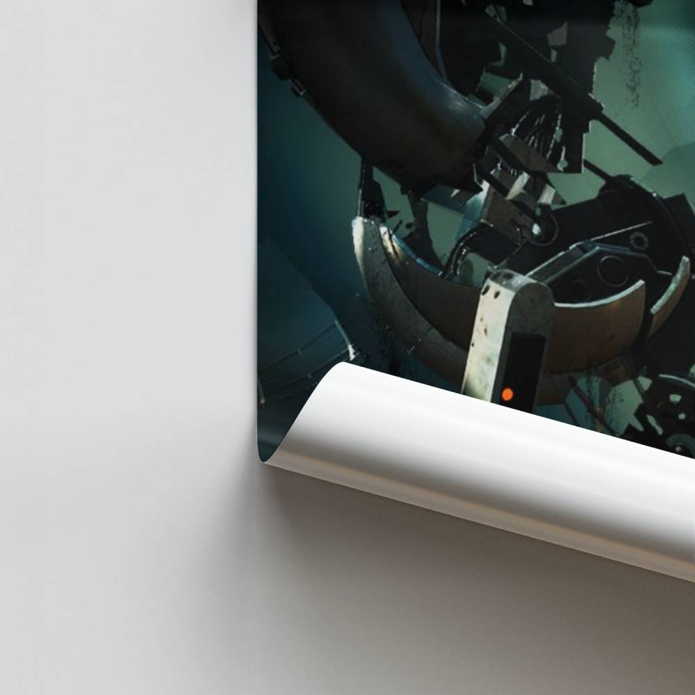 Póster Portal futurista