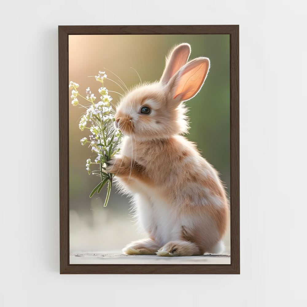 rabbit-2 cadre Bois foncé