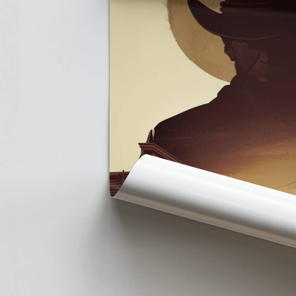 Póster Épico del Salvaje Oeste