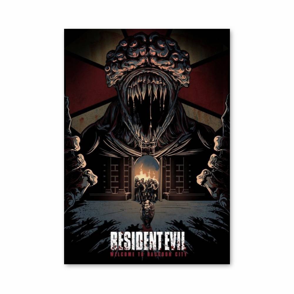 Poster Terreur à Raccoon City