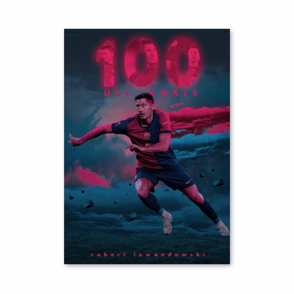 Poster 100 UCL Goals