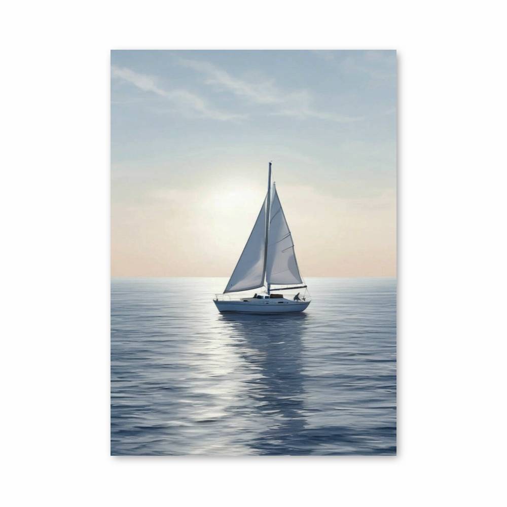 Poster Tranquillité à Voile