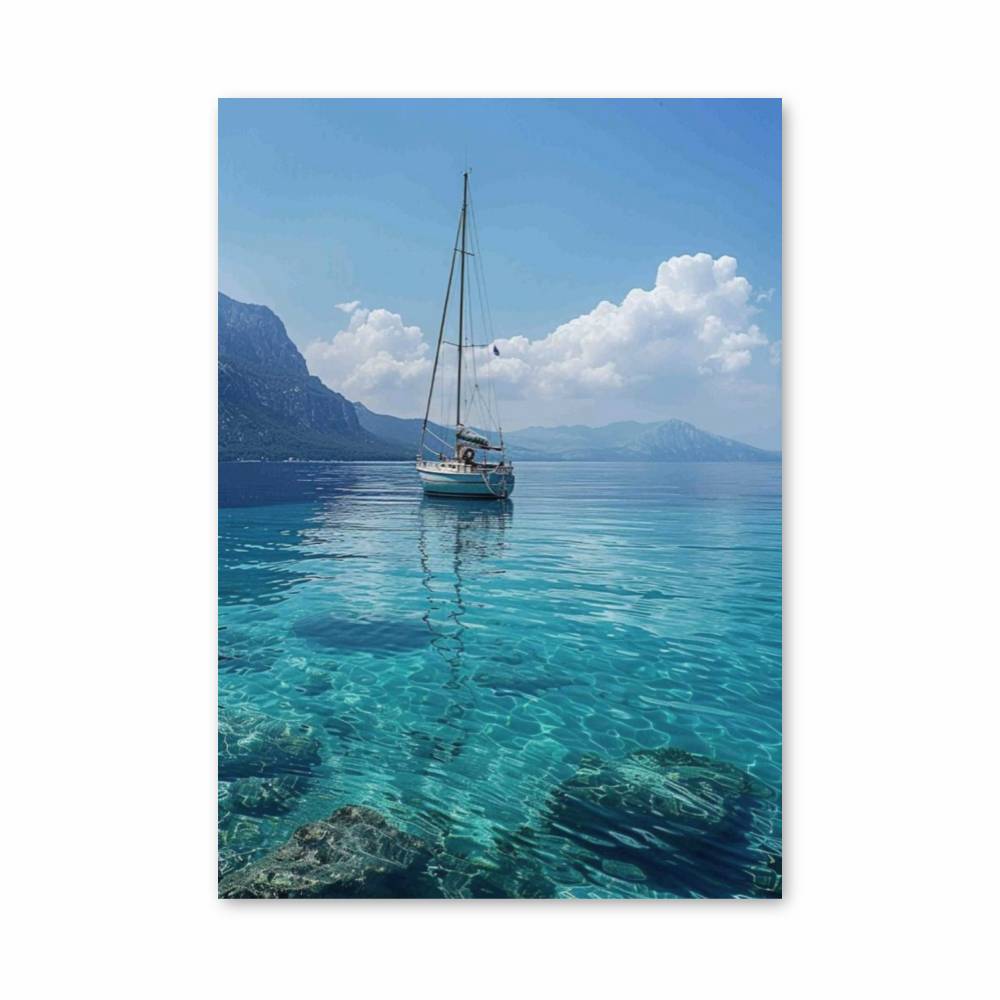 Poster Sérénité Maritime