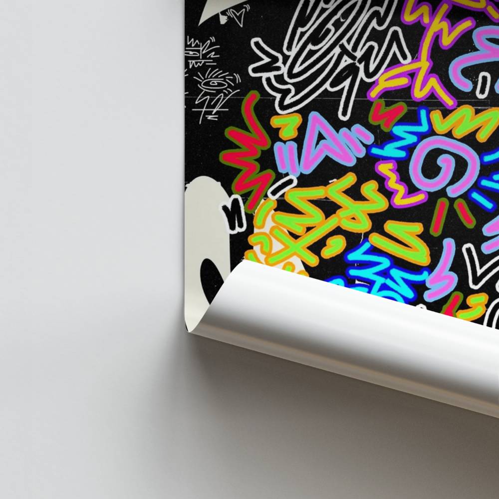 Póster Vibraciones de arte callejero