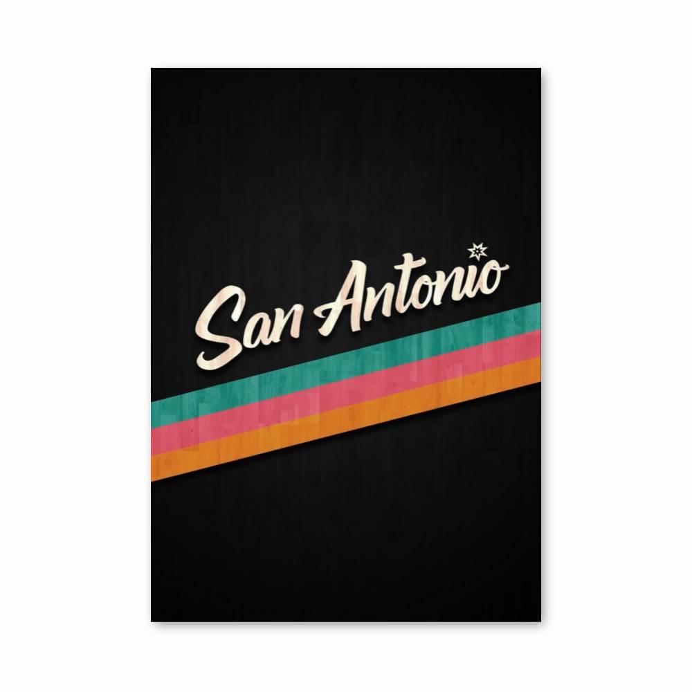 Poster Vintage San Antonio