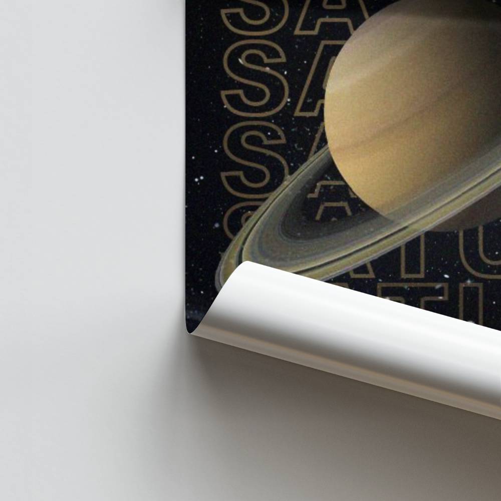 Saturno Celestial Póster