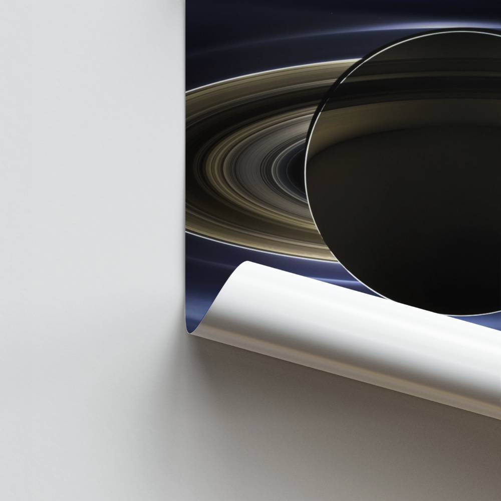 Póster Saturno Nocturno