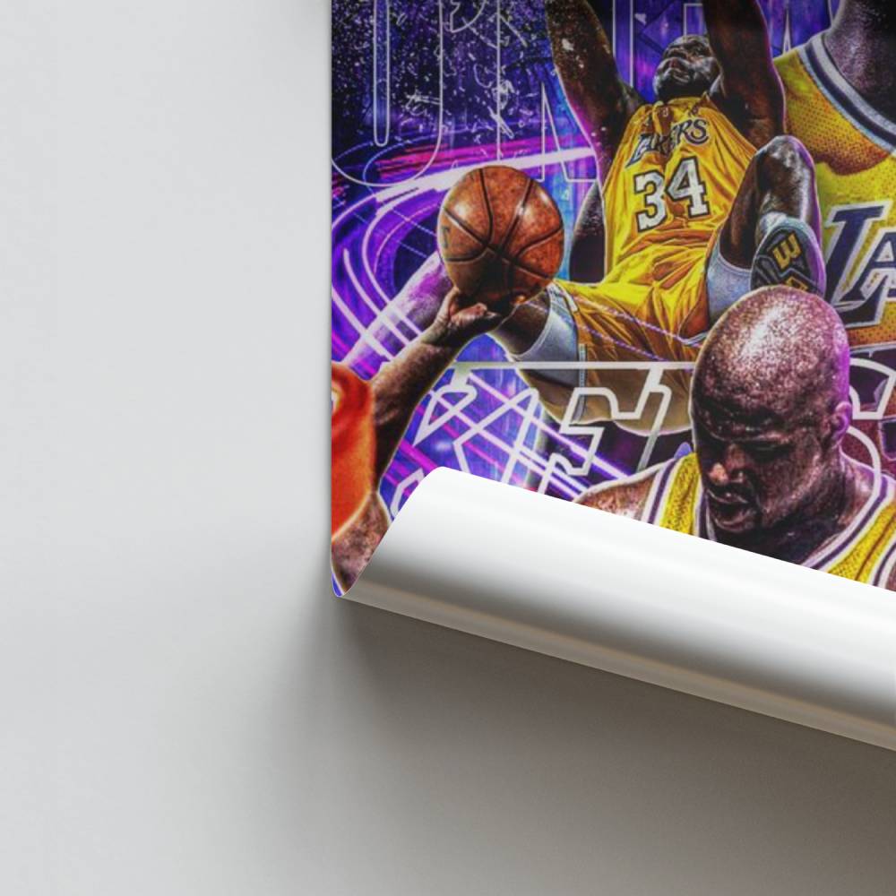 Póster La Leyenda De Los Lakers Del Baloncesto