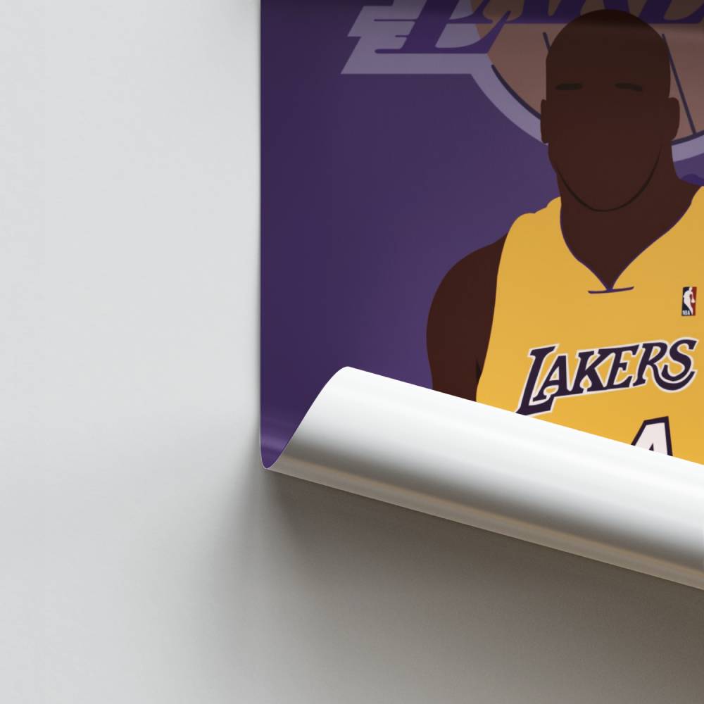Póster Leyenda de los Lakers