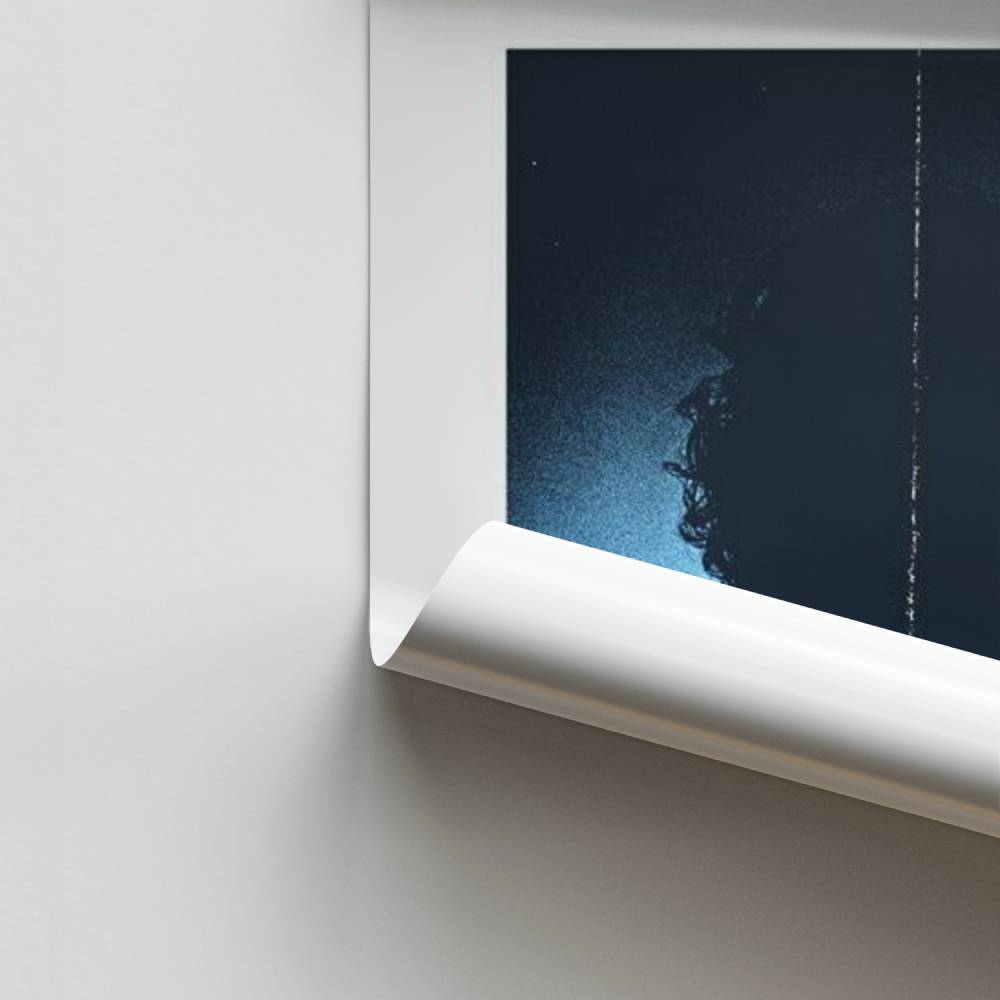 Silueta musical Póster