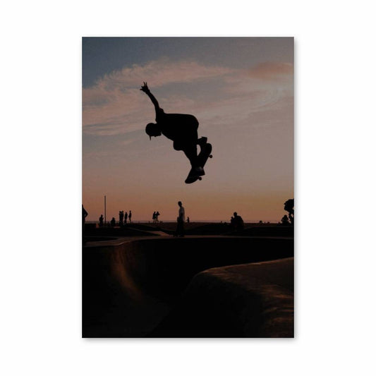 Poster Sunset Skater