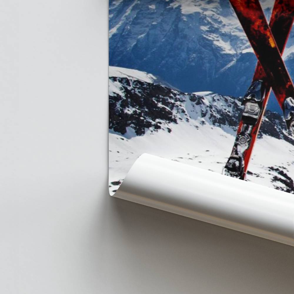 Picos nevados Póster
