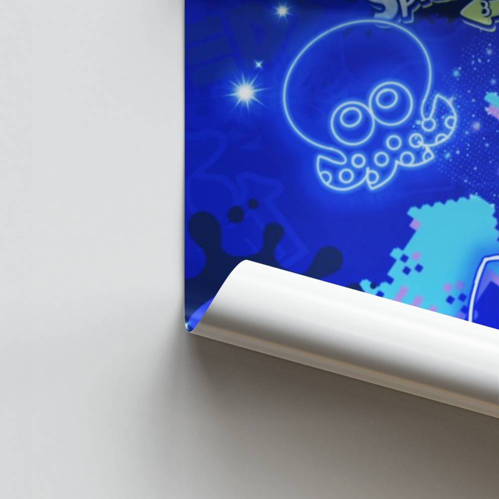 Poster Turquoise Splash