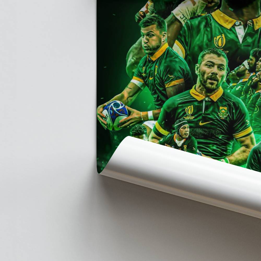 Póster Campeones Springboks