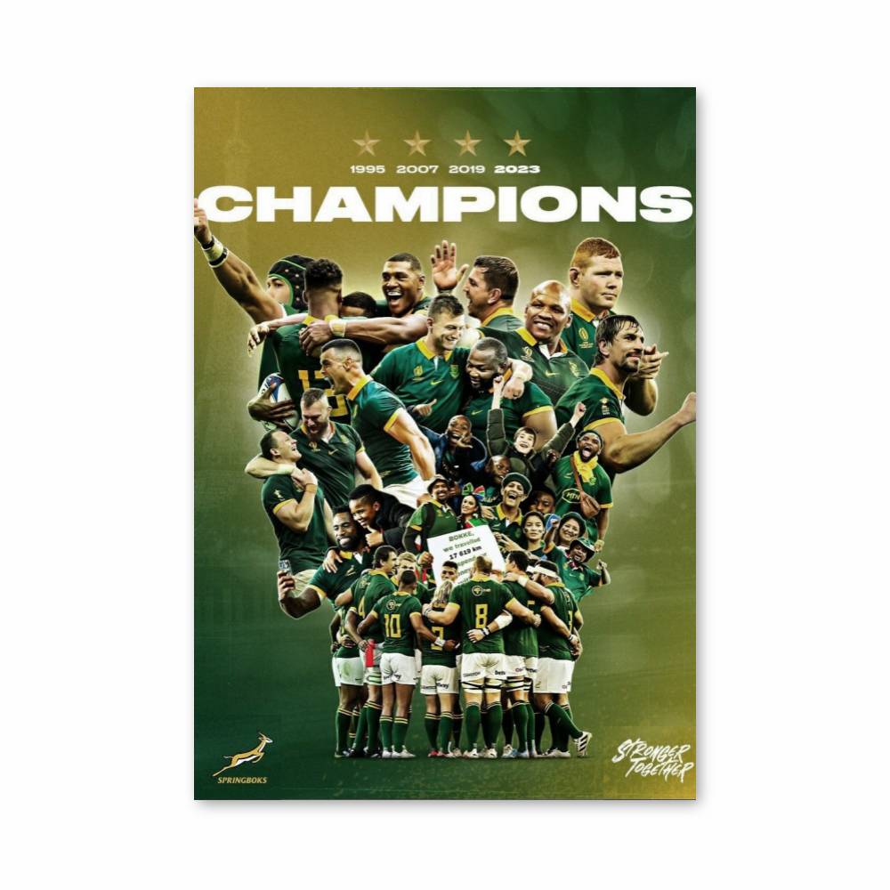 Poster Champions Springboks