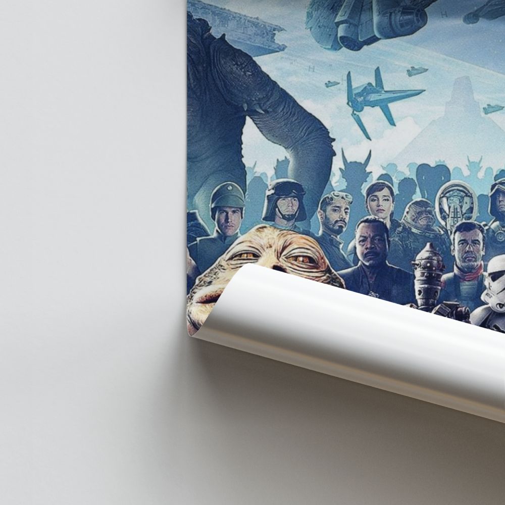 Póster Guerra De La Guerra De Las Galaxias