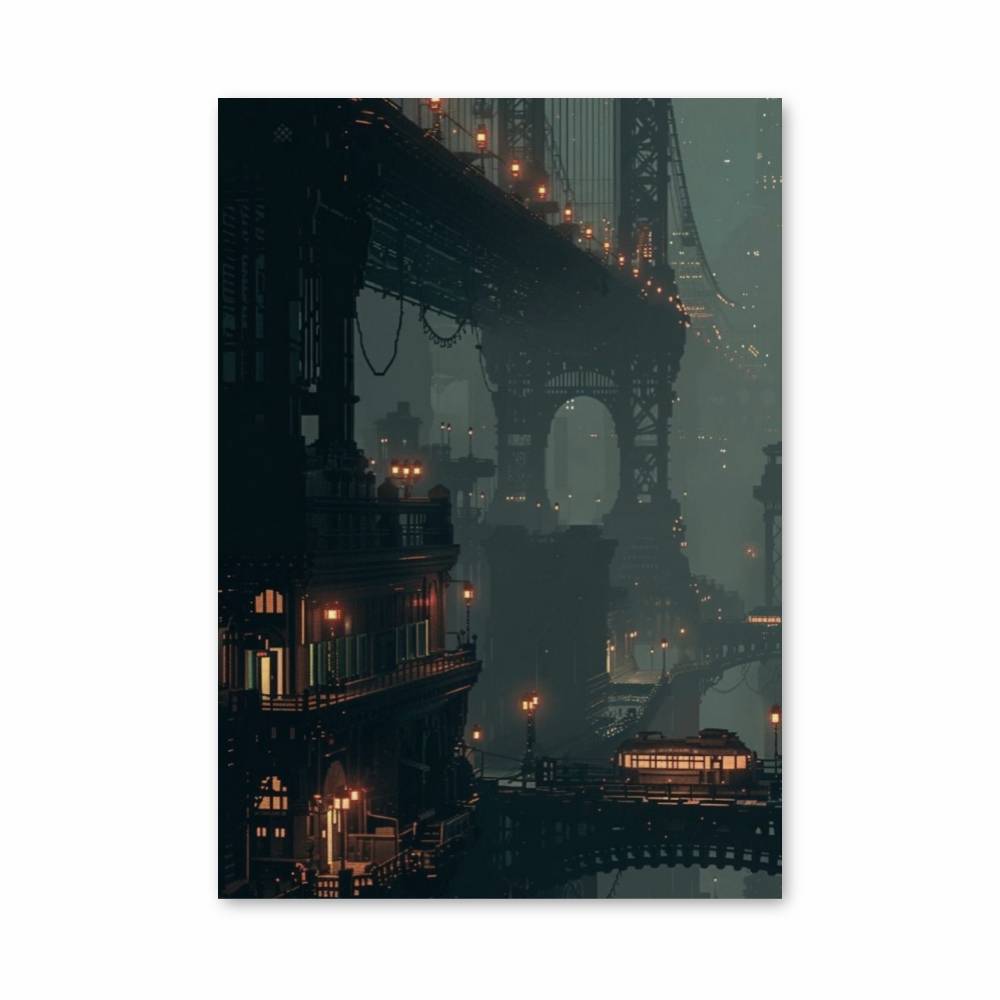 Poster Mécanique Nocturne
