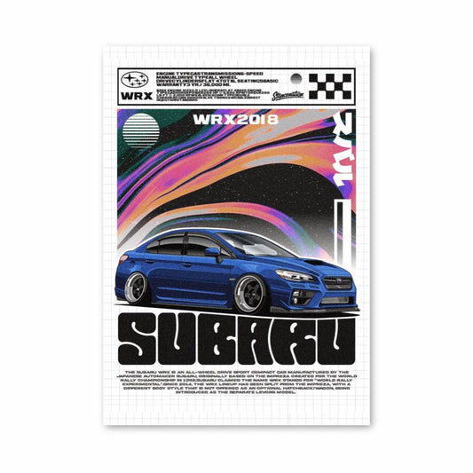 Poster Galaxy WRX 2018