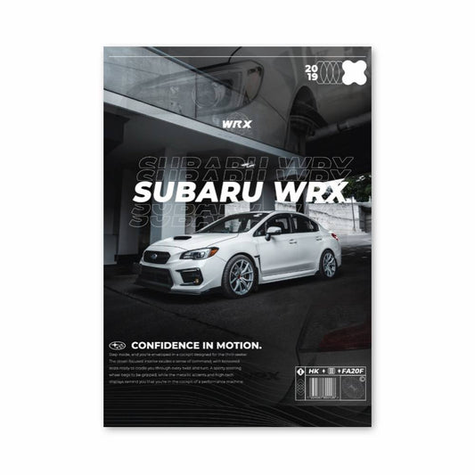 Poster Subaru WRX Velocity