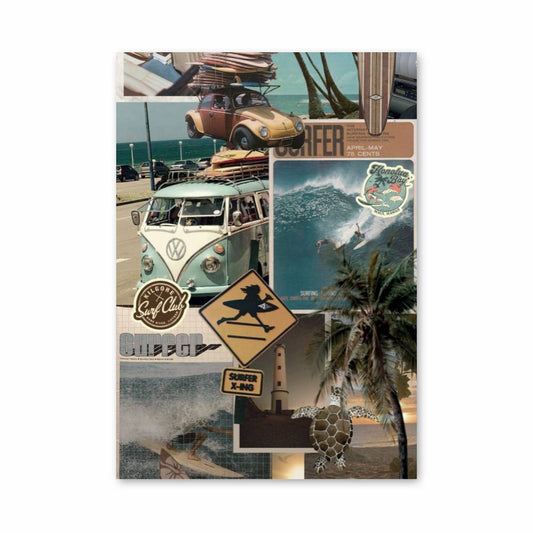 Poster Surf Vibes Vintage