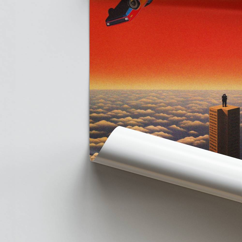 Póster Celestial surrealista