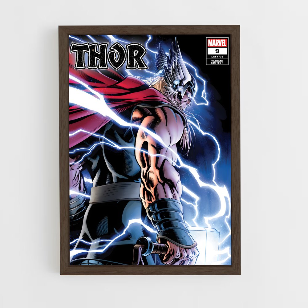 thor-4 cadre Bois foncé