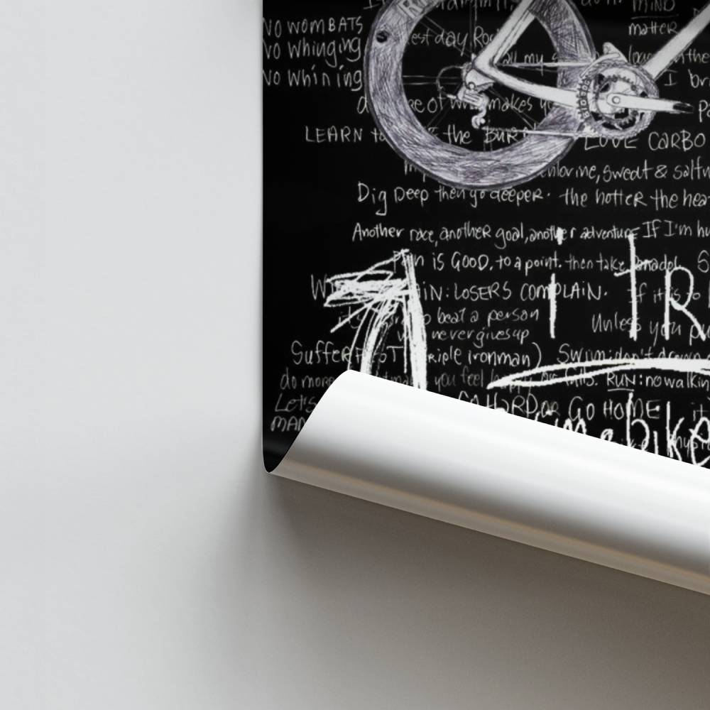 Póster Pasión Triatlón