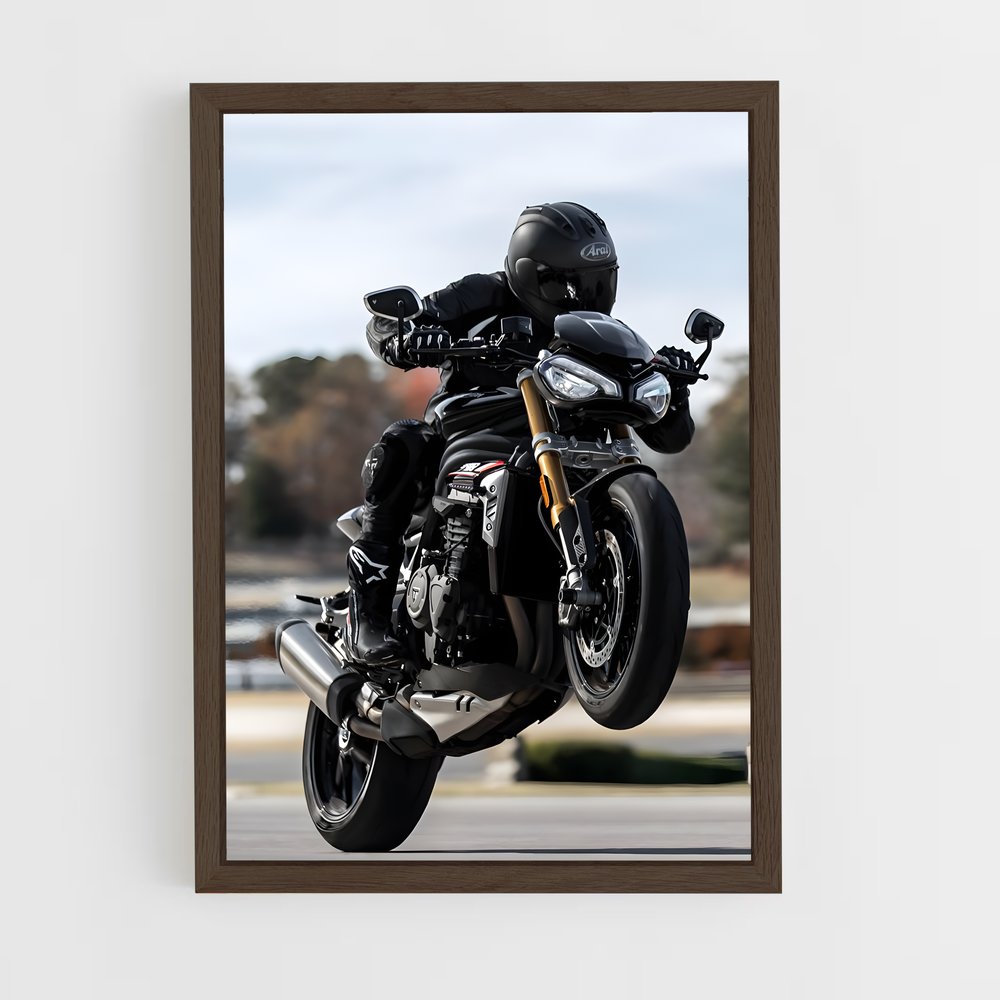 triumph-3 cadre Bois foncé