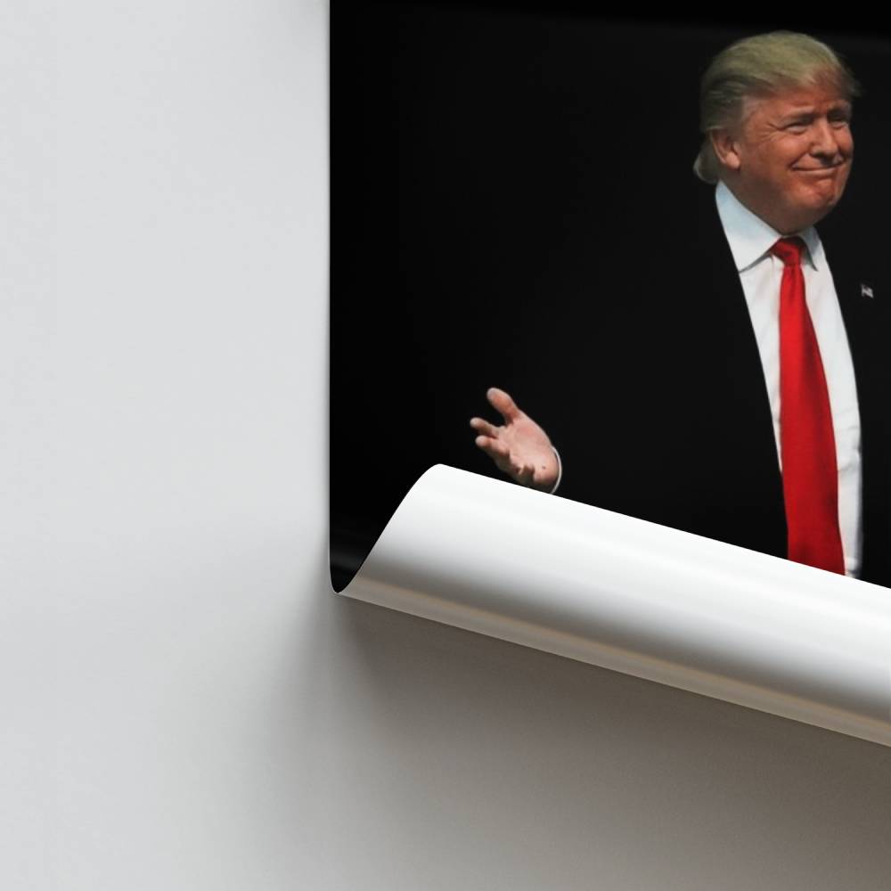 Póster Donald Trump Negro