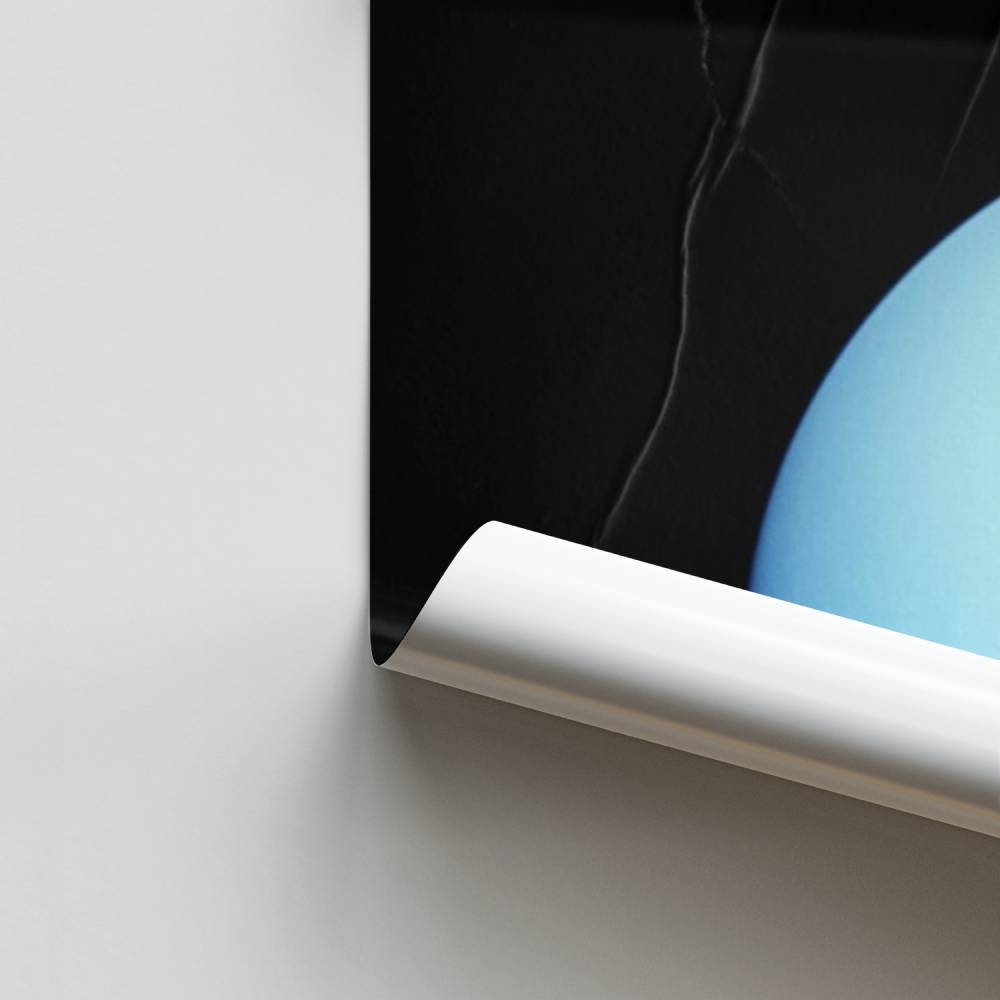 Poster Uranus Iceblue