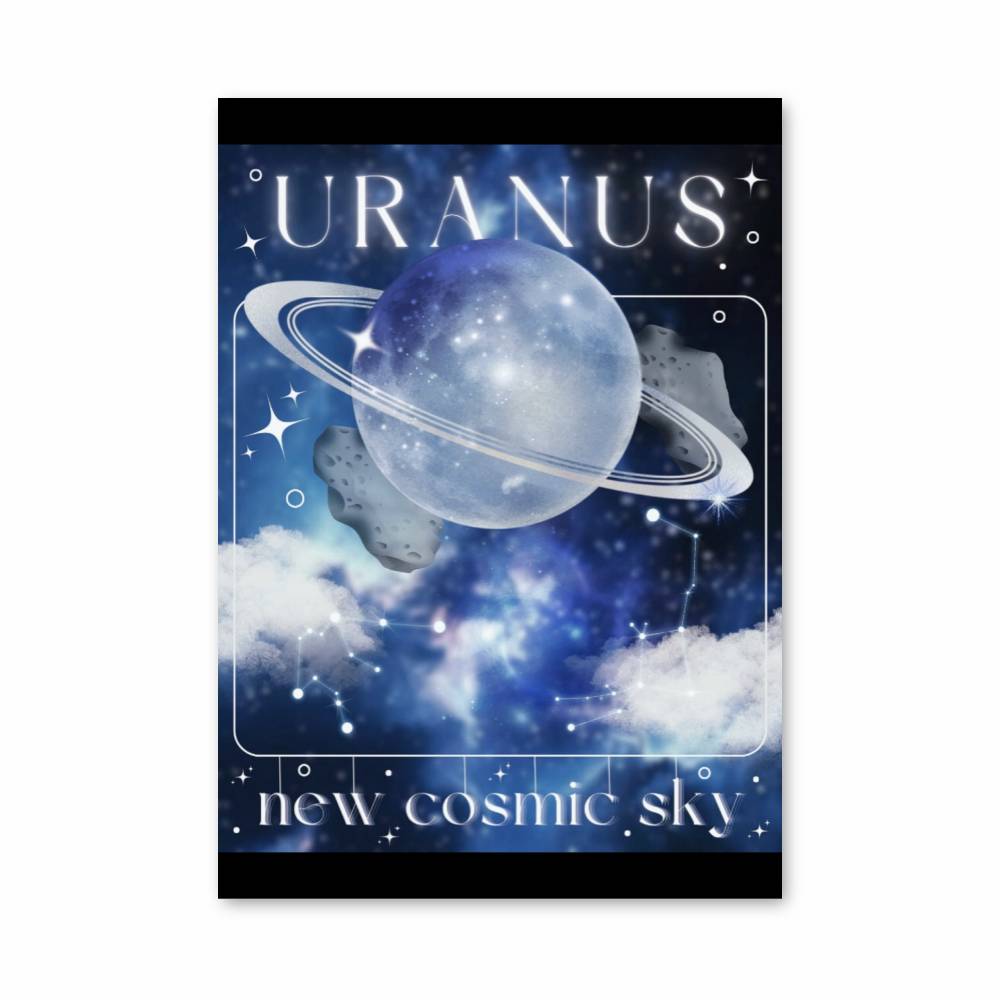 Poster Ciel Cosmique Uranus